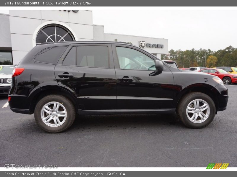 Twilight Black / Gray 2012 Hyundai Santa Fe GLS