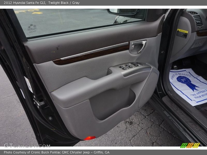 Twilight Black / Gray 2012 Hyundai Santa Fe GLS