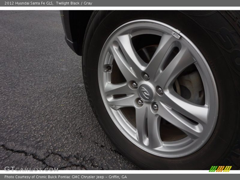 Twilight Black / Gray 2012 Hyundai Santa Fe GLS
