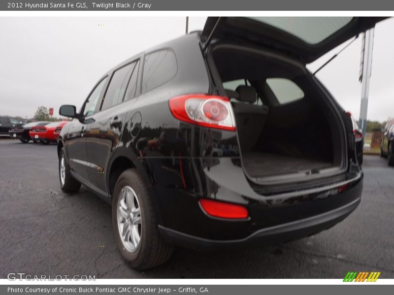 Twilight Black / Gray 2012 Hyundai Santa Fe GLS