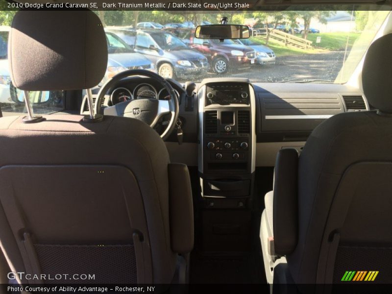 Dark Titanium Metallic / Dark Slate Gray/Light Shale 2010 Dodge Grand Caravan SE