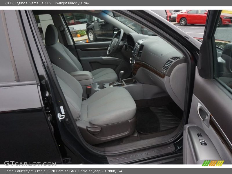 Twilight Black / Gray 2012 Hyundai Santa Fe GLS