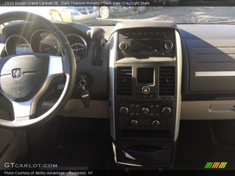 Dark Titanium Metallic / Dark Slate Gray/Light Shale 2010 Dodge Grand Caravan SE