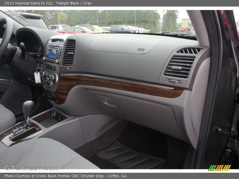 Twilight Black / Gray 2012 Hyundai Santa Fe GLS