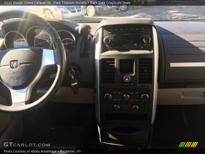 Dark Titanium Metallic / Dark Slate Gray/Light Shale 2010 Dodge Grand Caravan SE