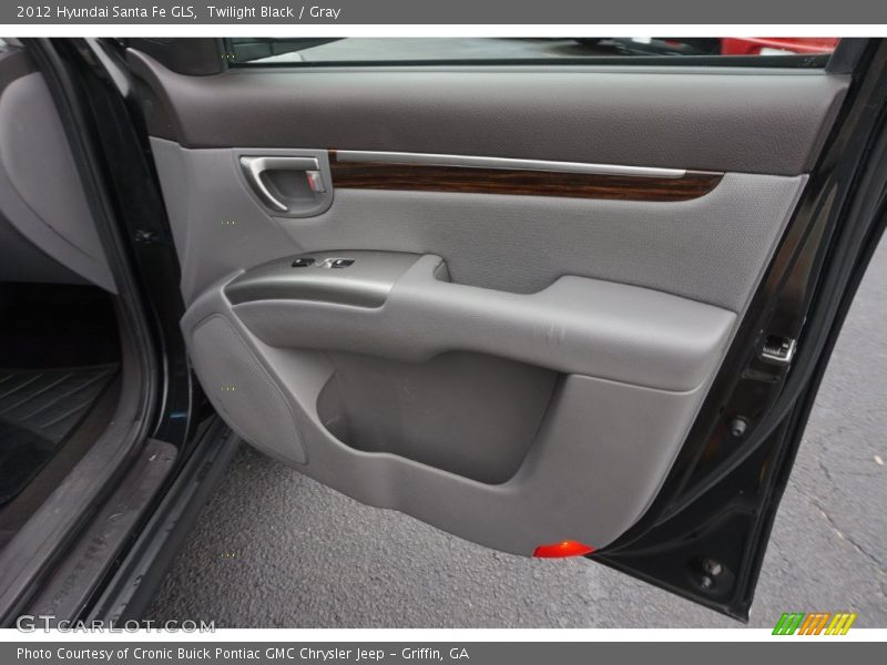 Twilight Black / Gray 2012 Hyundai Santa Fe GLS