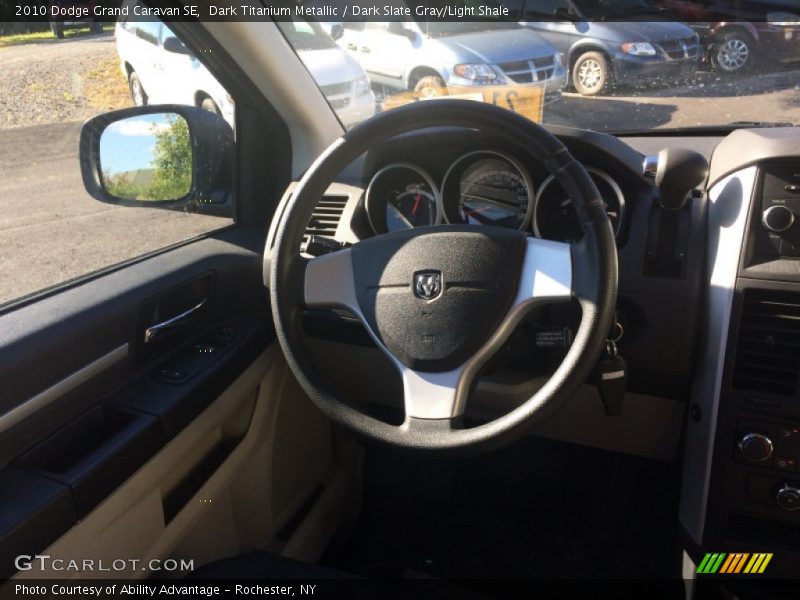 Dark Titanium Metallic / Dark Slate Gray/Light Shale 2010 Dodge Grand Caravan SE