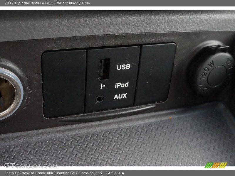 Twilight Black / Gray 2012 Hyundai Santa Fe GLS
