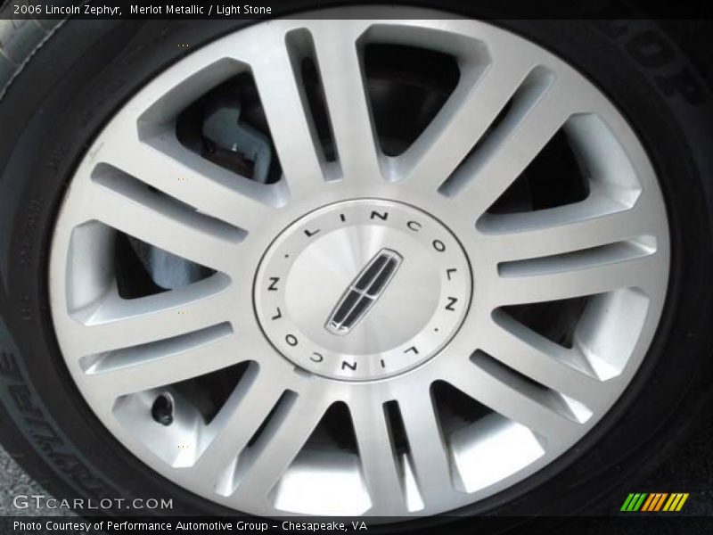 Merlot Metallic / Light Stone 2006 Lincoln Zephyr