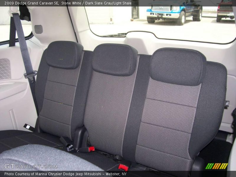 Stone White / Dark Slate Gray/Light Shale 2009 Dodge Grand Caravan SE