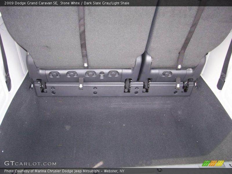 Stone White / Dark Slate Gray/Light Shale 2009 Dodge Grand Caravan SE