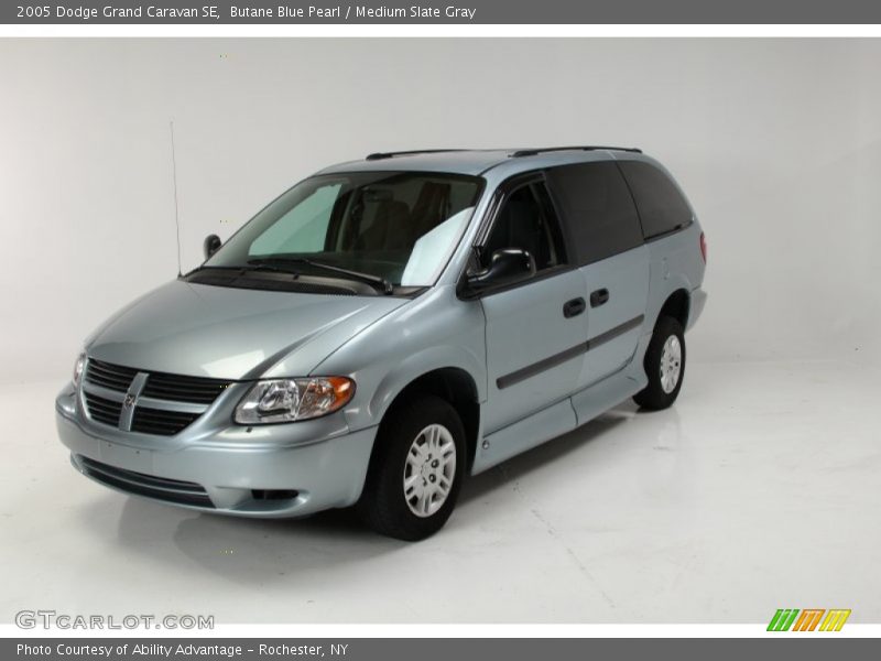 Butane Blue Pearl / Medium Slate Gray 2005 Dodge Grand Caravan SE