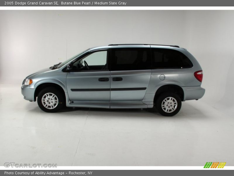 Butane Blue Pearl / Medium Slate Gray 2005 Dodge Grand Caravan SE