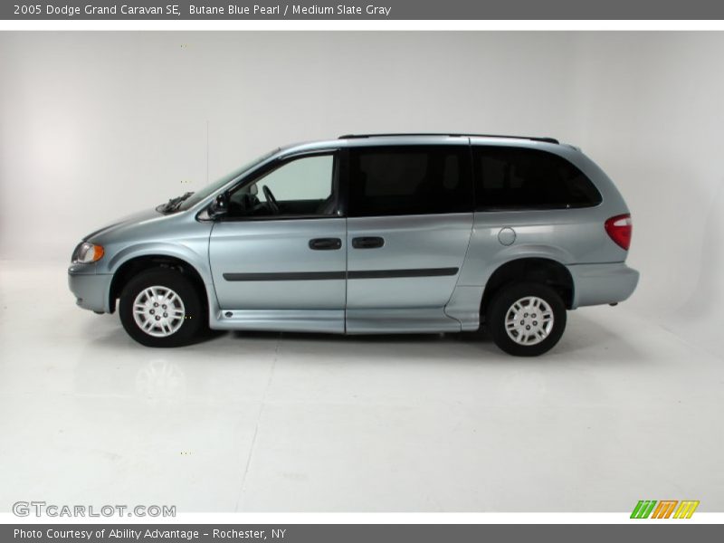 Butane Blue Pearl / Medium Slate Gray 2005 Dodge Grand Caravan SE