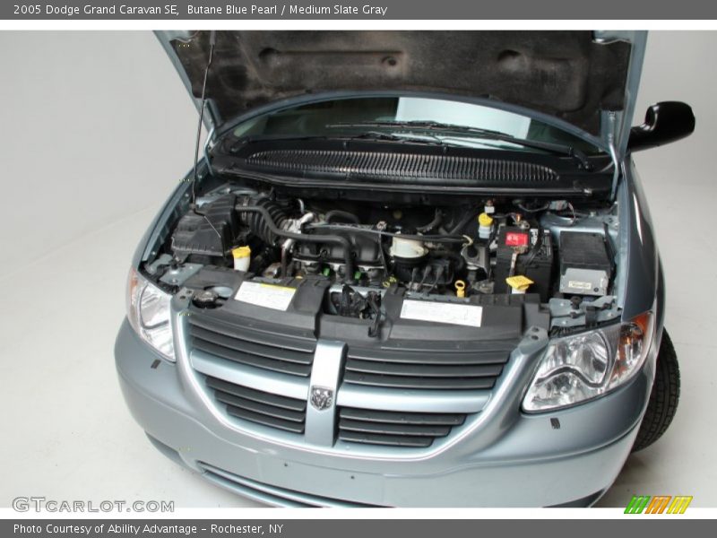 Butane Blue Pearl / Medium Slate Gray 2005 Dodge Grand Caravan SE