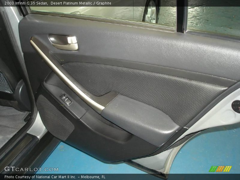 Desert Platinum Metallic / Graphite 2003 Infiniti G 35 Sedan
