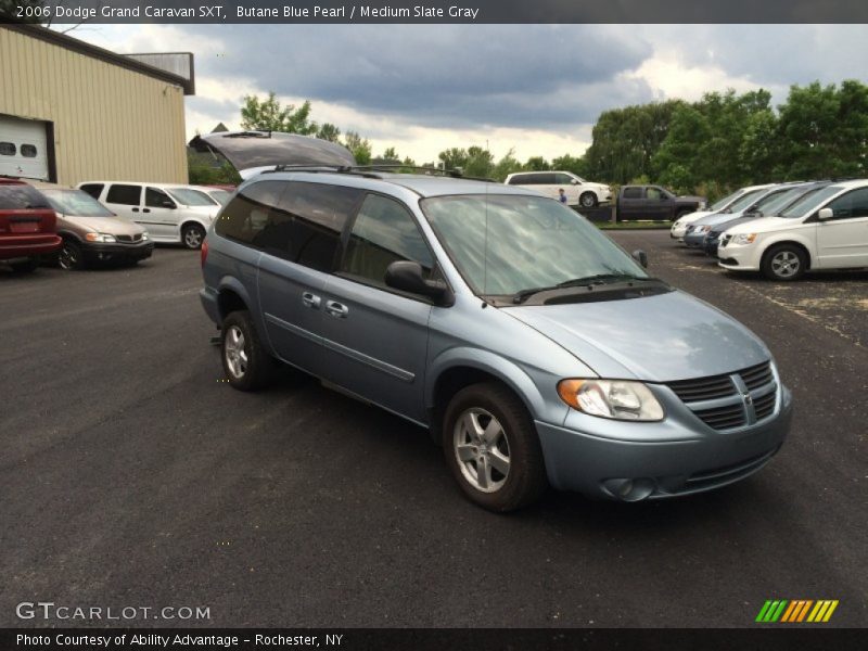 Butane Blue Pearl / Medium Slate Gray 2006 Dodge Grand Caravan SXT