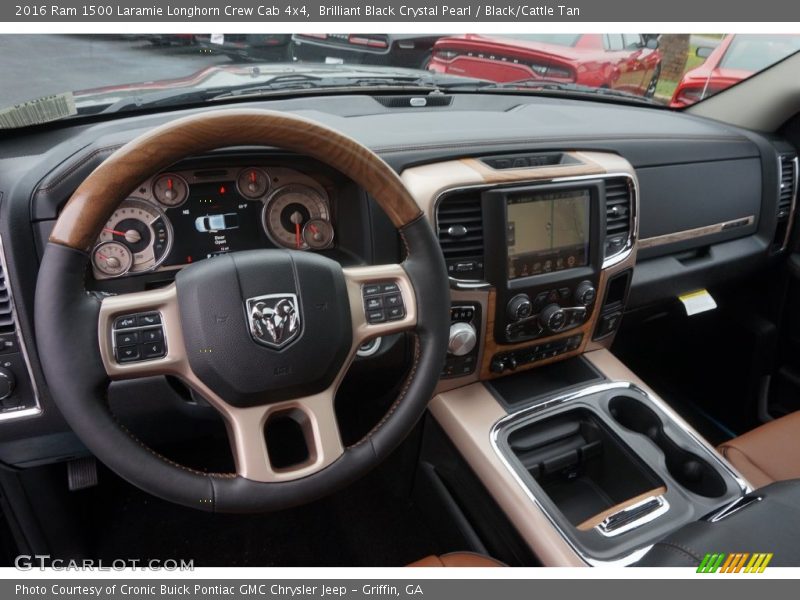 Dashboard of 2016 1500 Laramie Longhorn Crew Cab 4x4