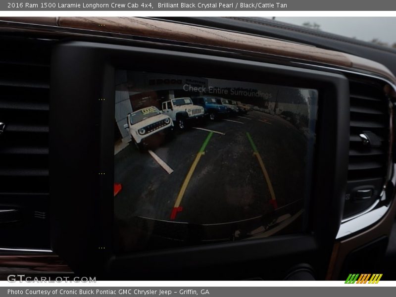 Brilliant Black Crystal Pearl / Black/Cattle Tan 2016 Ram 1500 Laramie Longhorn Crew Cab 4x4