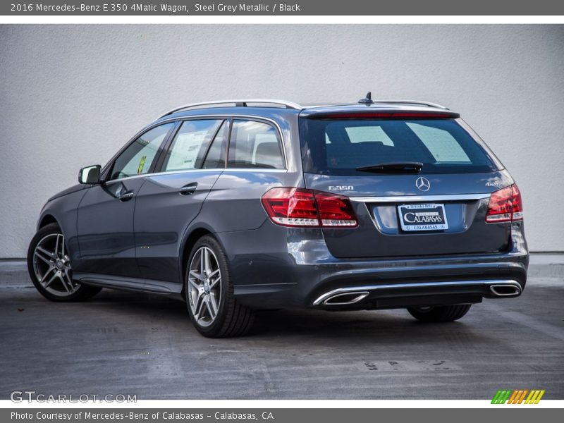 Steel Grey Metallic / Black 2016 Mercedes-Benz E 350 4Matic Wagon