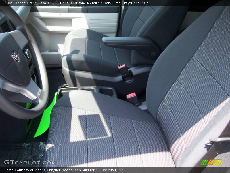 Light Sandstone Metallic / Dark Slate Gray/Light Shale 2009 Dodge Grand Caravan SE