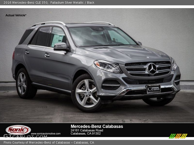 Palladium Silver Metallic / Black 2016 Mercedes-Benz GLE 350