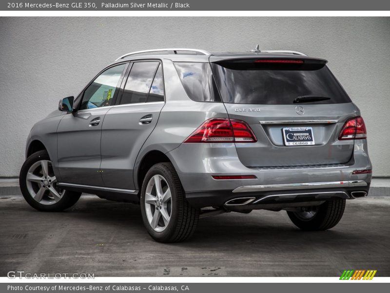 Palladium Silver Metallic / Black 2016 Mercedes-Benz GLE 350