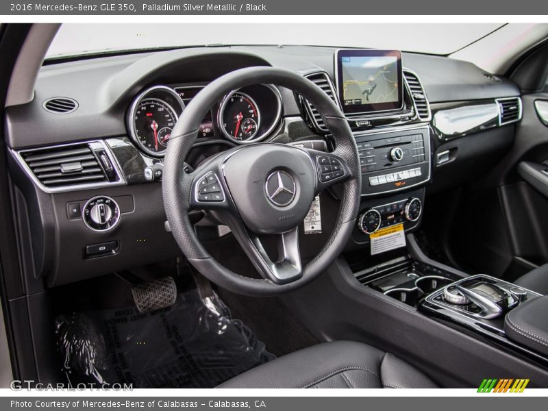 Palladium Silver Metallic / Black 2016 Mercedes-Benz GLE 350