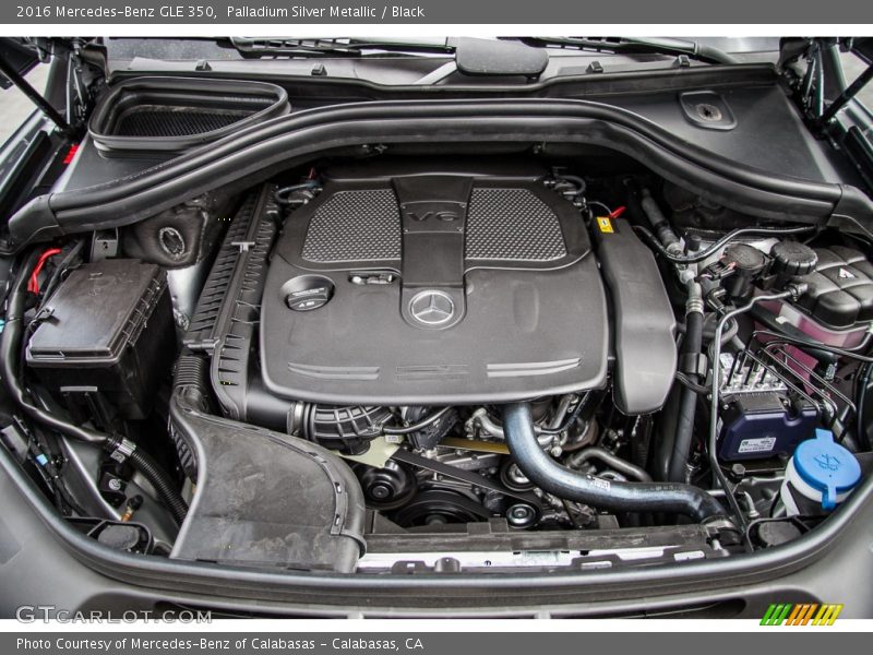Palladium Silver Metallic / Black 2016 Mercedes-Benz GLE 350