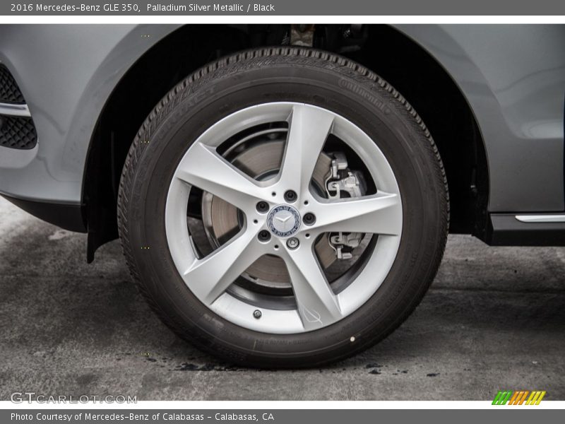 Palladium Silver Metallic / Black 2016 Mercedes-Benz GLE 350