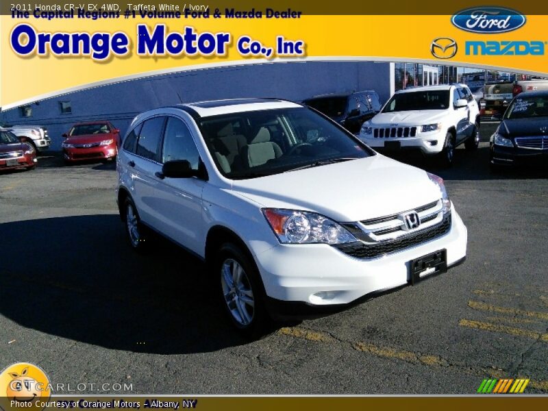 Taffeta White / Ivory 2011 Honda CR-V EX 4WD