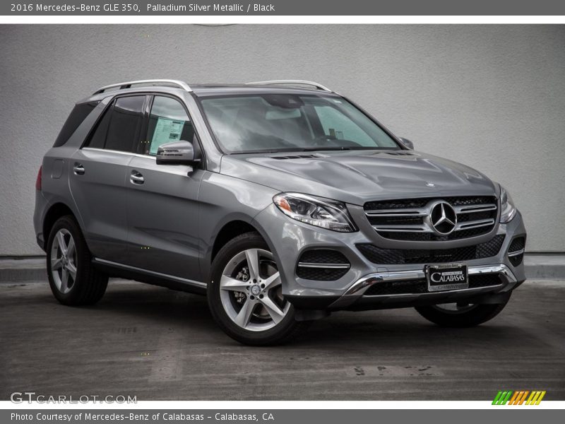 Palladium Silver Metallic / Black 2016 Mercedes-Benz GLE 350