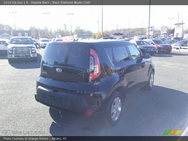 Shadow Black / Black Diamond Woven Cloth 2014 Kia Soul 1.6