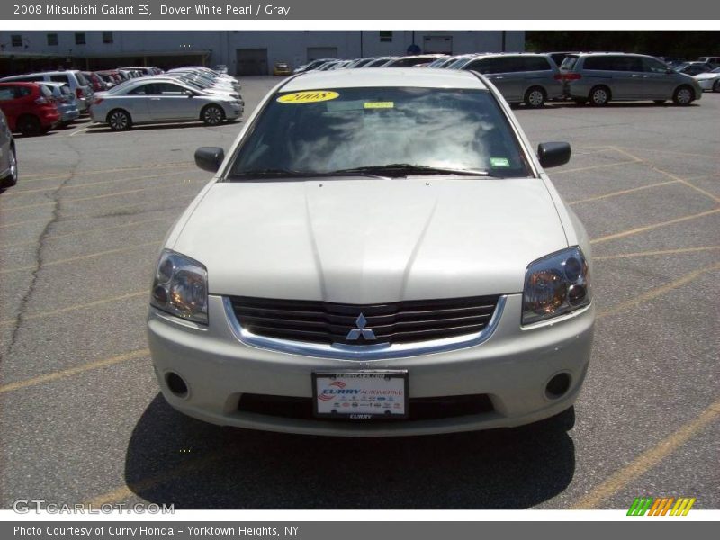 Dover White Pearl / Gray 2008 Mitsubishi Galant ES