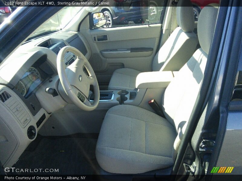 Sterling Gray Metallic / Camel 2012 Ford Escape XLT 4WD