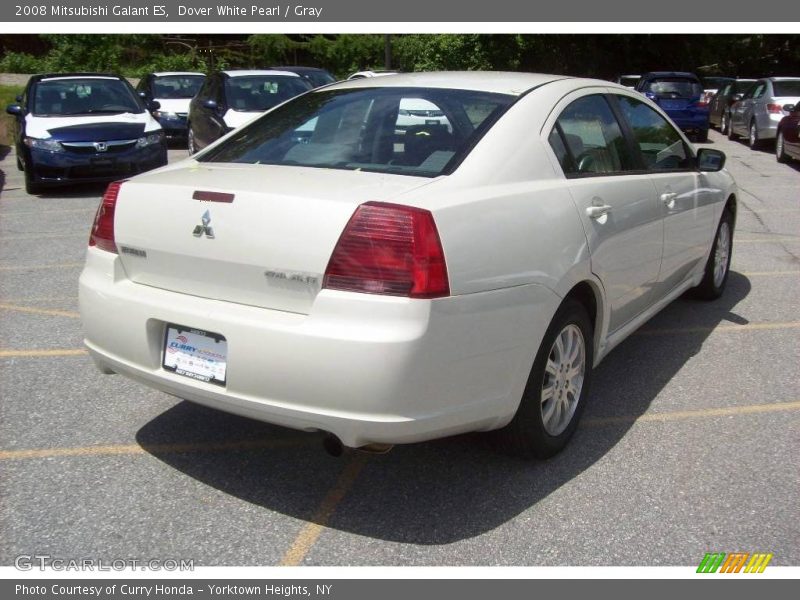Dover White Pearl / Gray 2008 Mitsubishi Galant ES