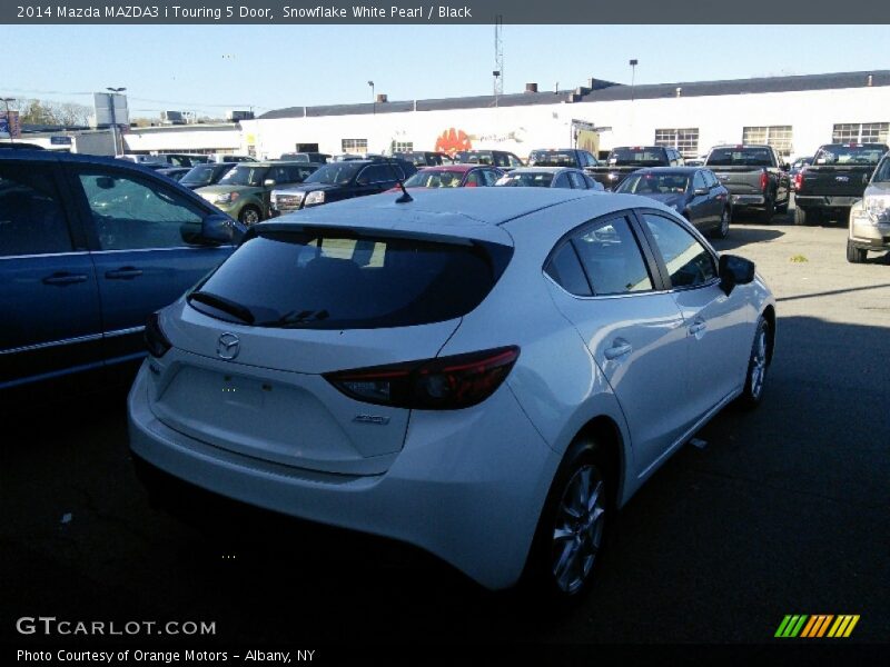 Snowflake White Pearl / Black 2014 Mazda MAZDA3 i Touring 5 Door