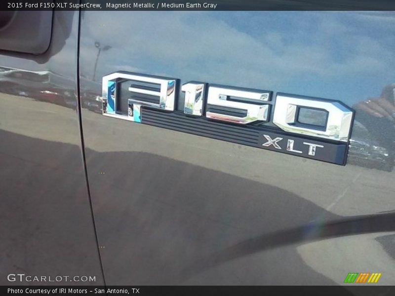 Magnetic Metallic / Medium Earth Gray 2015 Ford F150 XLT SuperCrew