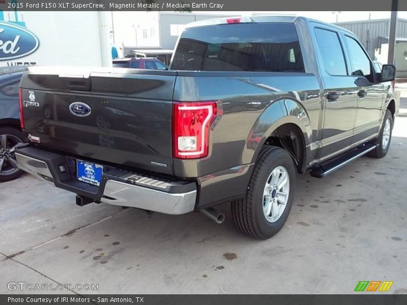 Magnetic Metallic / Medium Earth Gray 2015 Ford F150 XLT SuperCrew