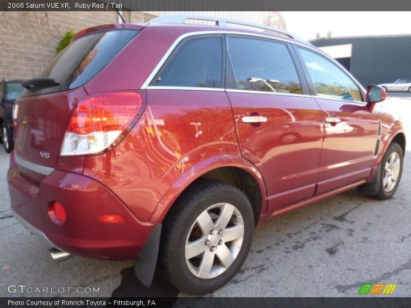 Ruby Red / Tan 2008 Saturn VUE XR