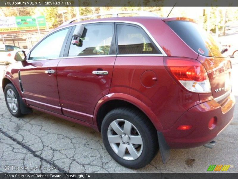 Ruby Red / Tan 2008 Saturn VUE XR