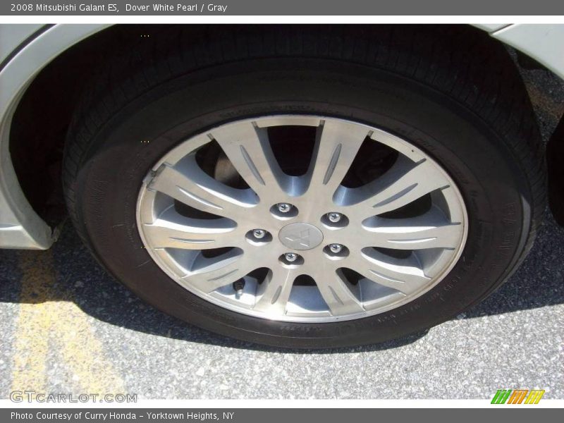 Dover White Pearl / Gray 2008 Mitsubishi Galant ES