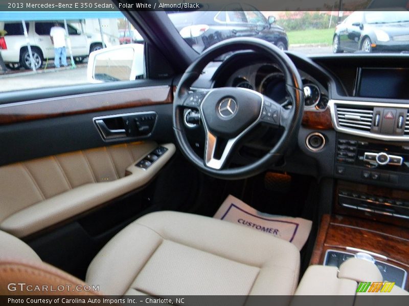 Polar White / Almond/Black 2013 Mercedes-Benz E 350 Sedan