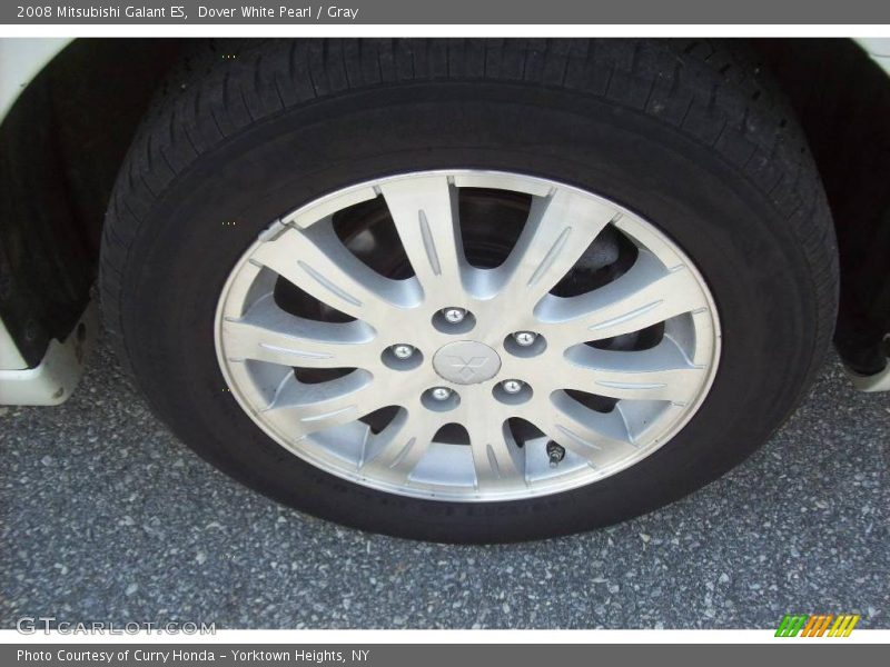 Dover White Pearl / Gray 2008 Mitsubishi Galant ES