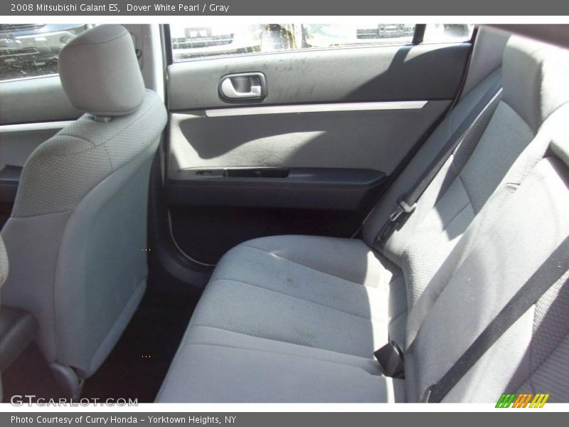 Dover White Pearl / Gray 2008 Mitsubishi Galant ES