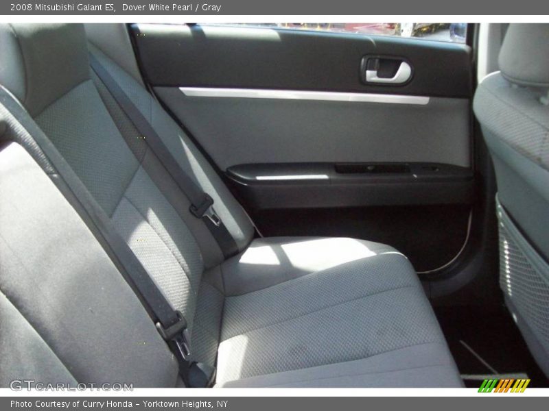 Dover White Pearl / Gray 2008 Mitsubishi Galant ES