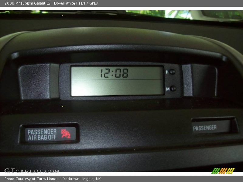 Dover White Pearl / Gray 2008 Mitsubishi Galant ES