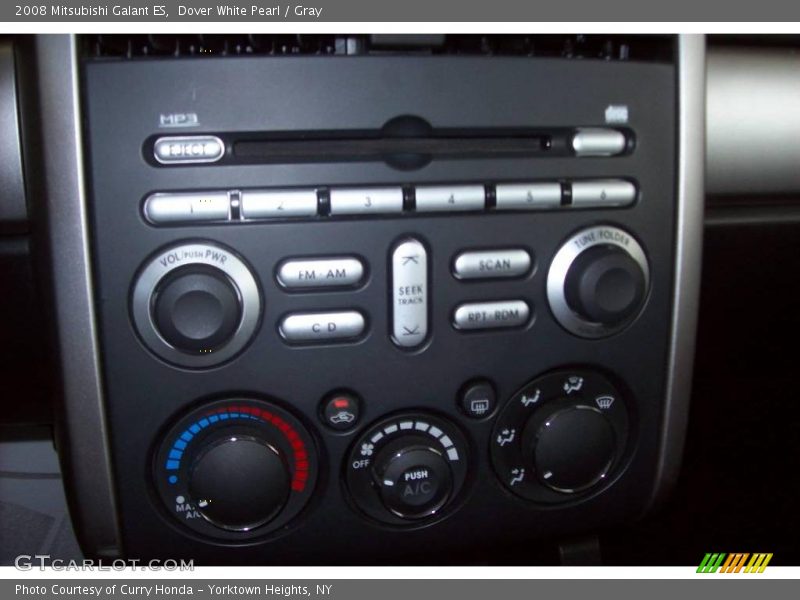 Dover White Pearl / Gray 2008 Mitsubishi Galant ES