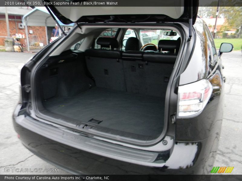 Black Sapphire Pearl / Black/Brown Walnut 2010 Lexus RX 350