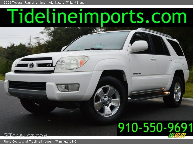 Natural White / Stone 2003 Toyota 4Runner Limited 4x4